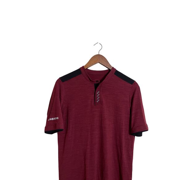 La Passione Wool Blend Cycling Jersey Maroon Mens Small - Picture 3 of 7